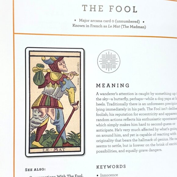"Tarot: A Modern Guide" By Jon Izzard Hardcover Book - Picture 3 of 5
